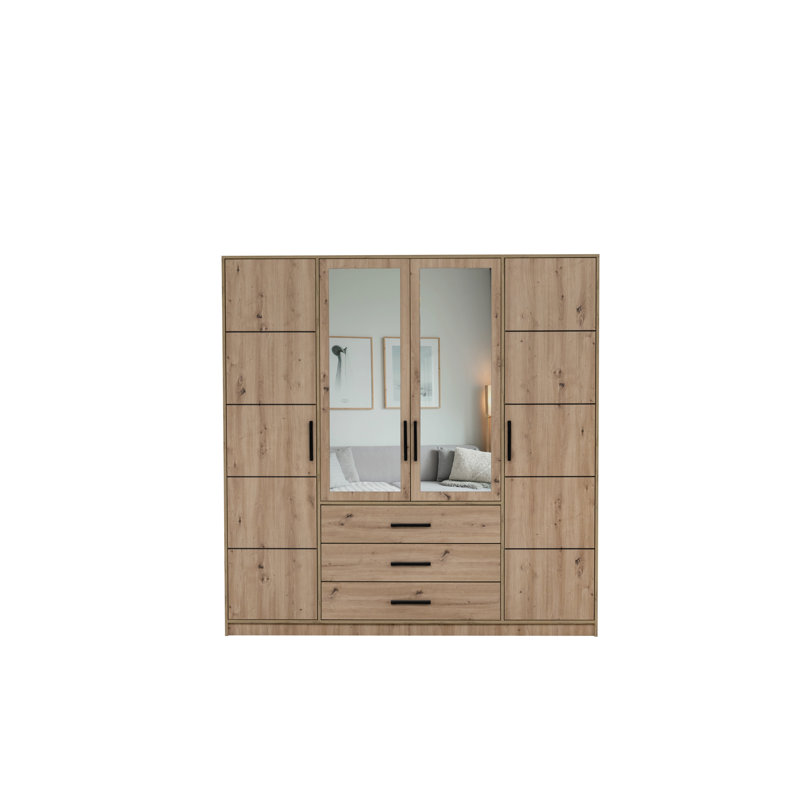 Bojan Manufactured Wood Wardrobe