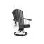 Berlin Gardens Comfo Back Regular Top With White Base Swivel Rocker Dining Chair-1193892907