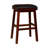 Durable 30 Inch Bar Stool With Espresso Finish And Comfortable Black Leather Seat For Modern Kitchens And Bars-65445349