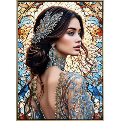 Bijouterie Reverie I - 28 po x 20 po - Toile lustrée avec cadre