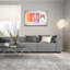 Bungalow Rose «Zebra Barcode» par Mark Ashkenazi, art mural en verre acrylique-925385857