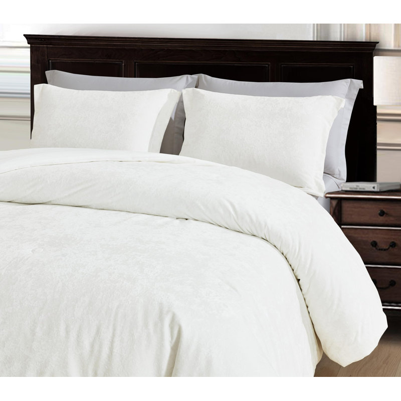 Luxurious Queen Cream White Velvet Reversible Comforter Set