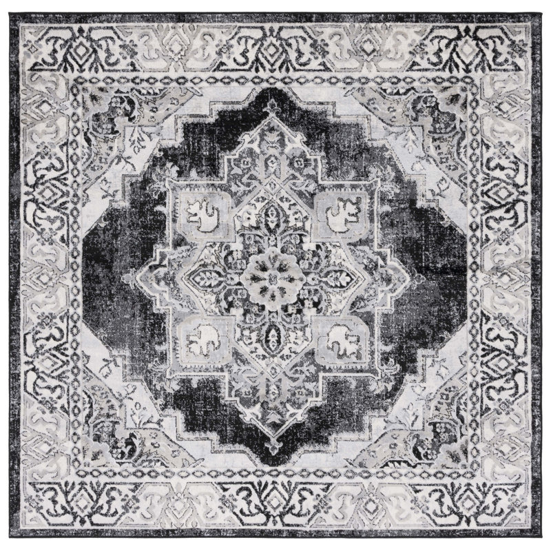 Brentwood Performance Oriental Rug, Square 6'7"