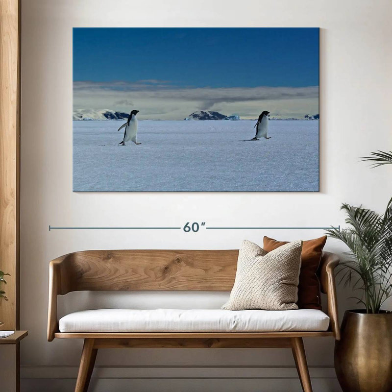 Crowle Marching Penguins, 34" H x 51" W