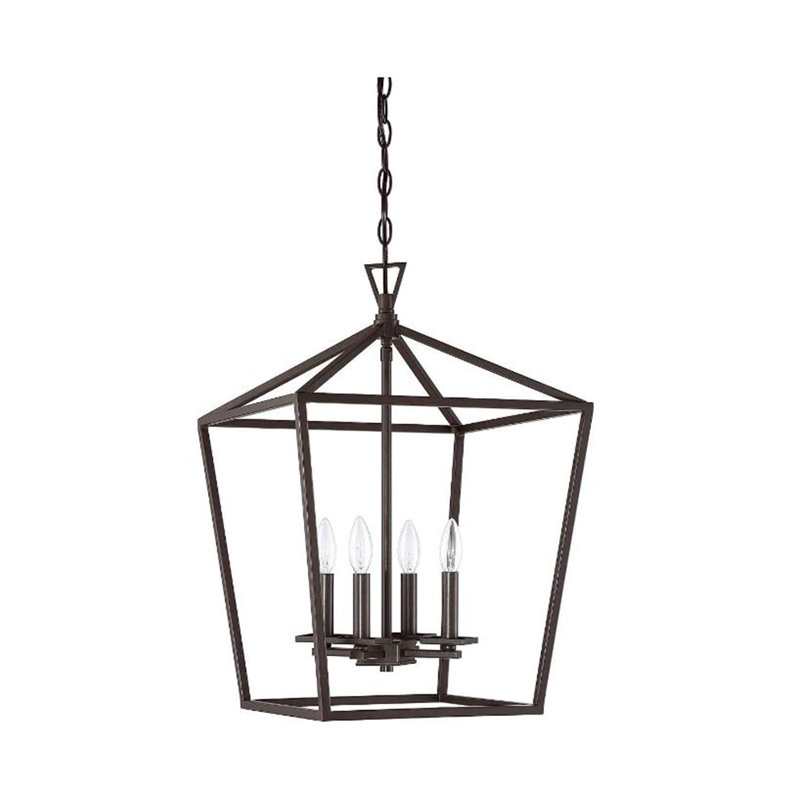 Lustre géométrique à 4 lumières Tarion