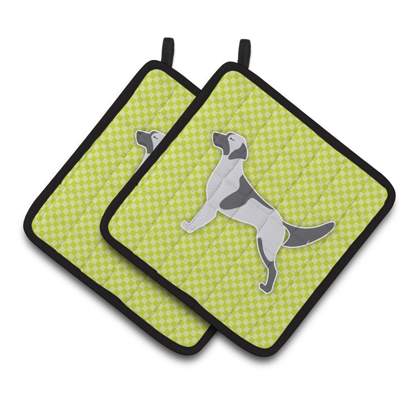 Cuisinier poignée de damier east urban home, Vert