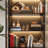 Display Cabinet With Adjustable Lights And Tempered Glass Door-706339729