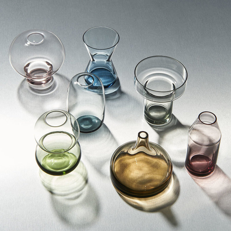 Midsummer Crystal Glass Table Vase