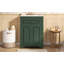 Meuble-lavabo avec lavabo en céramique intégré, armoire de salle de bain avec portes, 1 tiroir basculant, meuble-lavabo simple pour salle de bain petite et moyenne