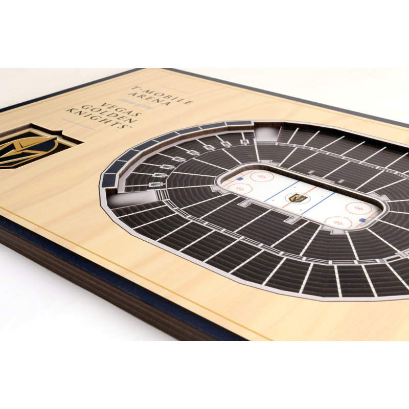 Présentoir de bureau NHL 3D StadiumViews, Vegas Golden Nights