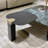 Modern  Green Marble Coffee Table Set With Side Table