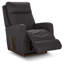 Fauteuil inclinable manuel en cuir Finley-113142988