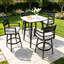 Tabourets de bar pivotants d'extérieur haut de gamme en aluminium avec coussin Sunbrella®-123417633-130915332