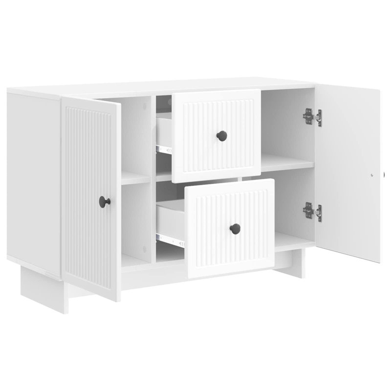 89cm Sideboard, High Gloss White