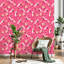 Papier peint adhésif autocollant Graceful Cranes Peony