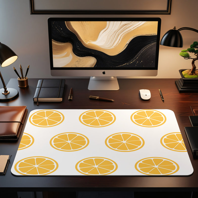 Polyester Desk Pad, 31.5x15.5