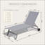Chaise longue d'extérieur en métal Mayrelin-100141171