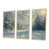 Toile naturelle avec cadre flottant