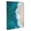 Ocean Kissing The Beach In Abstract - Wrapped Canvas-55312110