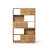 Kielynn 68.1" H x 43.3" W Asymmetrical 10-Compartment Bookcase 