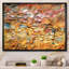 Terracotta Bliss Texture Abstract I - Art abstrait, peinture murale, salon-77865244-77865236