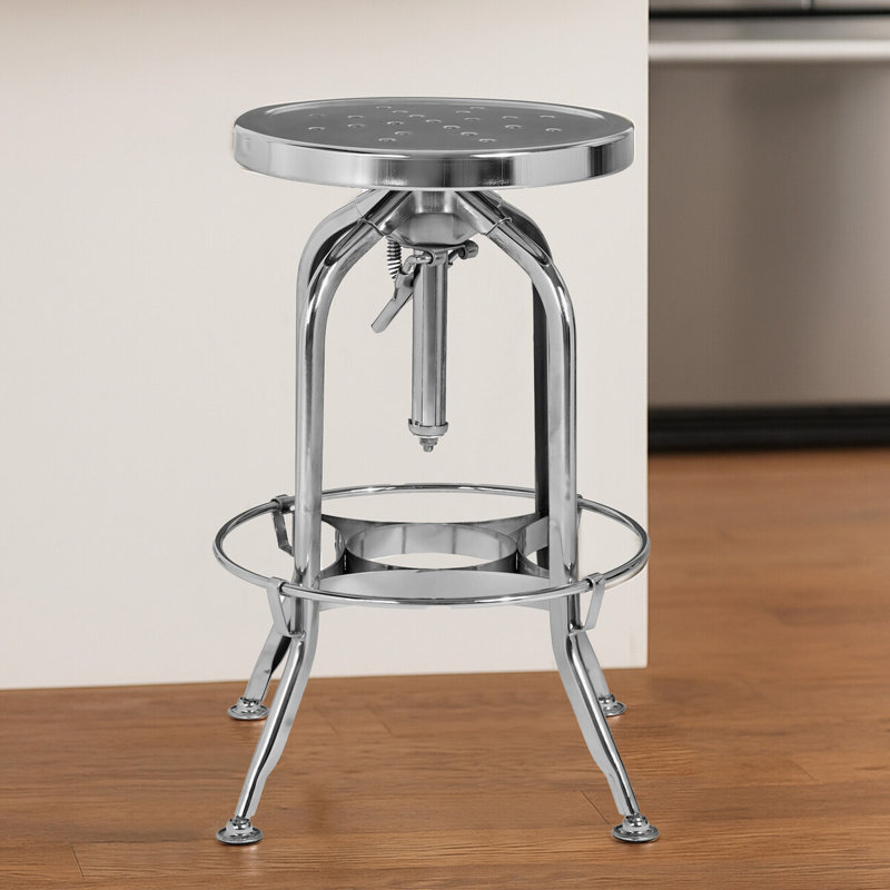 Mccartney Accent Stool, Silver