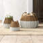Gusman Handmade Coastal Seagrass Basket With Handles - Set of 3