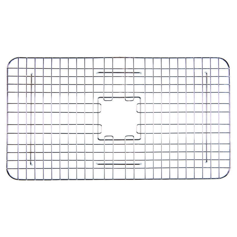 Grille de fond d'évier de cuisine en acier inoxydable 27,5 "x 14" SinkSense Rocca
