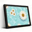 «White Daisies» flottant dans l'eau turquoise, art mural-417809100