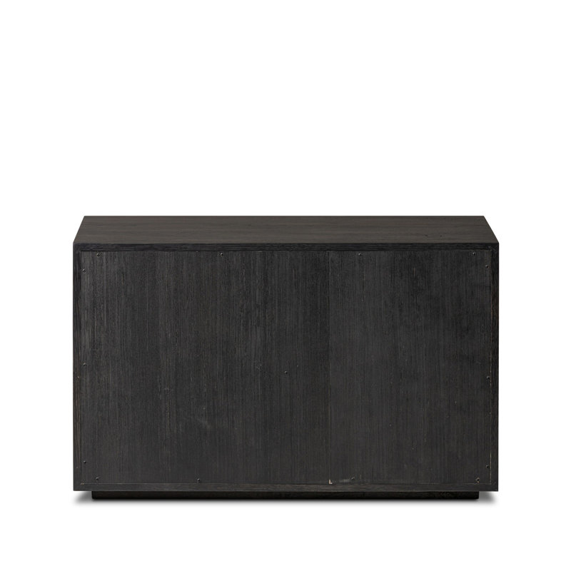 Leo 3 - Drawer Nightstand, Smoked Black