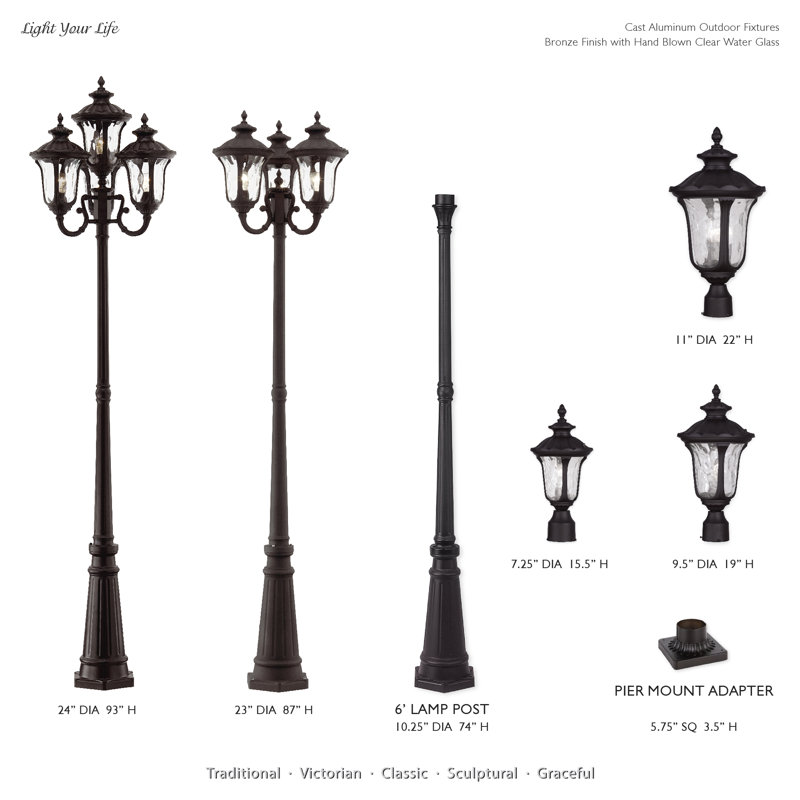 Arelene Lantern Head, 19" H x 9.5" W, Bronze