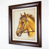 Stallion In A Saddle Print