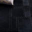 Studio Geometric Handwoven Leather Rug with Felt-1235644752