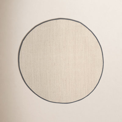 Marble Dark Gray Sisal Jute Rug