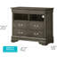 Commode multimédia Louis Phillipe G3105-TV, gris