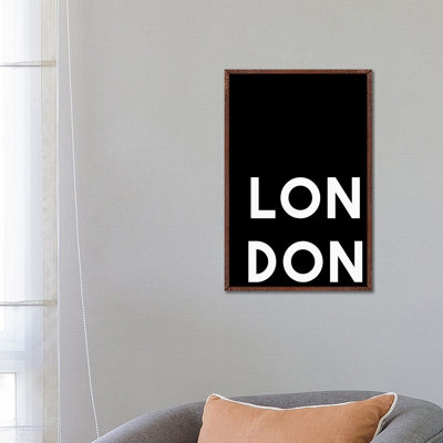 London Black by Mirano - Print on Canvas