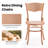 Medieval Solid Wood Side Dining Chairs-349478017