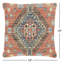 Coussin décoratif carré en mélange de coton / jute / polyester / polyester Vince-1037691926
