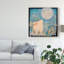 « lapin et lune », art sur toile-36205151