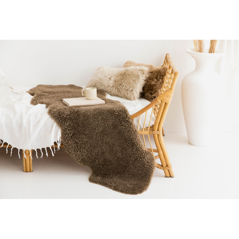  Tapis en peau de mouton bouclé Premium Nomad