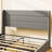 Bed Frame With Headboard, Upholstered Platform Bed Frame With Storage Drawers, Wood Slats, Noise-Free, And Easy Assembly, No Box Spring Needed, Light Gray-492920528