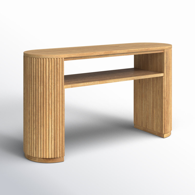 Fitzroy - Modern Natural Acacia Console Table