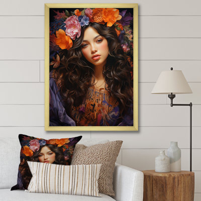 Boho Latina, enchantement floral sur toile
