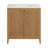 Kendal Reeded 30" Bathroom Vanity with Cultured Marble Countertop