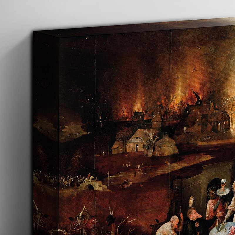 The Temptation of St. Anthony by Hieronymus Bosch - Wrapped Canvas, 50cm H x 50cm W