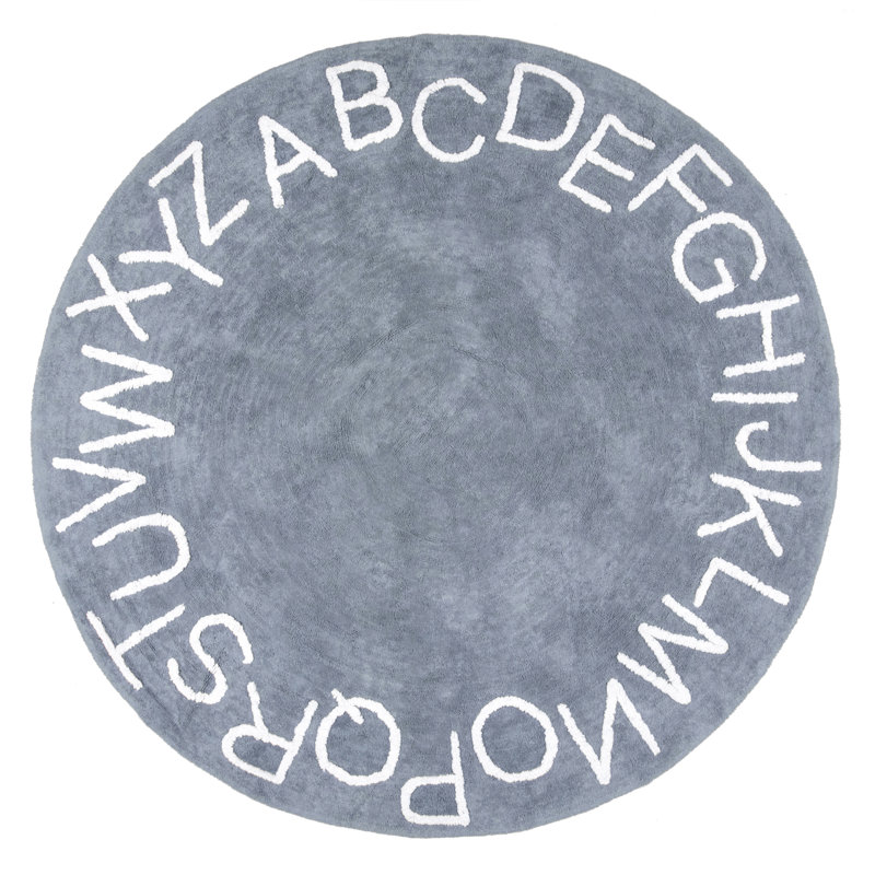 Tapis Alphabet SpinCleaneable, Rond 6 pi