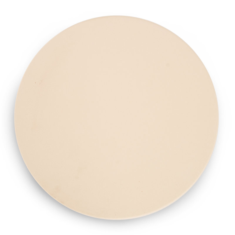 Megamaster Ceramic Pizza Stone for Oven and Grill, 12.94" Round Baking Stone for Pizza, Bread, and Desserts, BBQ Grill Accessory, 530-0045P
