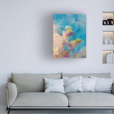 Wrapped Canvas Wall Art - Dorothy Fagan  'Soaring in the Clouds VI' Wall Art for Living Room, Bedroom, or Office Décor  - 14x19