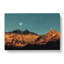 Moon over South Tyrol in Italy in Abstract - Wrapped Canvas-55313700