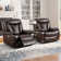 Mehrab 40.6" Wide Modern Diamond Recliner With Power Button And USB (Set of 2)